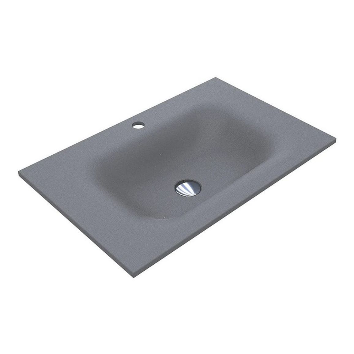 Умивальник JESSEL 700 MIRASTONE gray mirastone Miraggio
