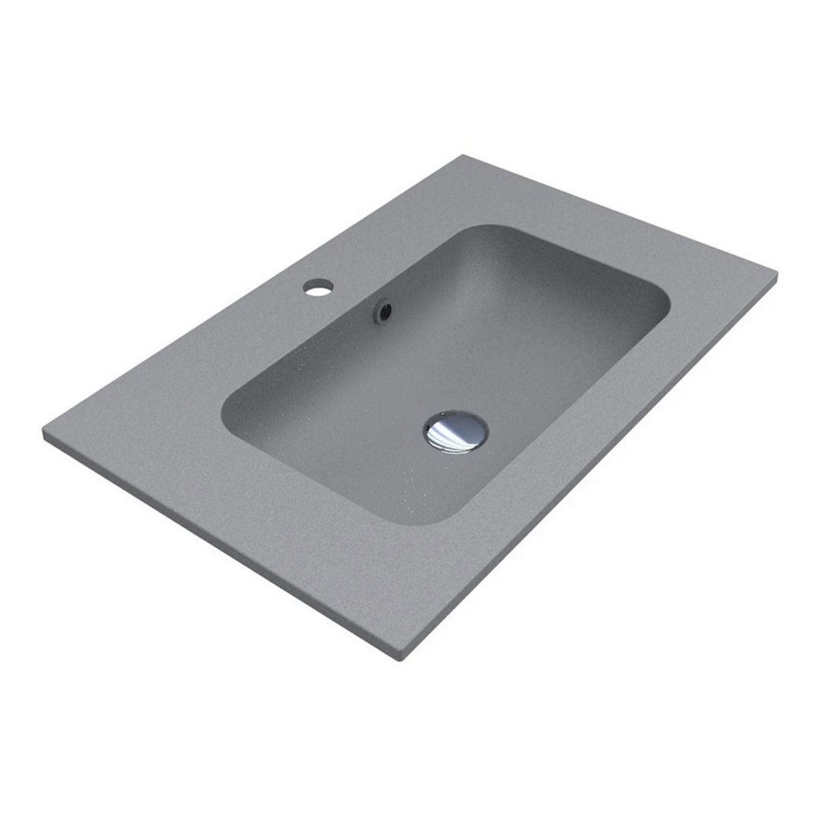 Умивальник DELLA 700 MIRASTONE gray mirastone Miraggio Умивальник DELLA 700 MIRASTONE gray mirastone Miraggio