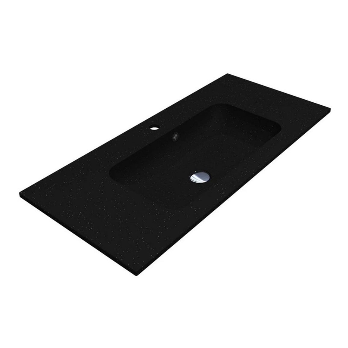 Умивальник DELLA 1000 MIRASTONE black shine mirastone Miraggio