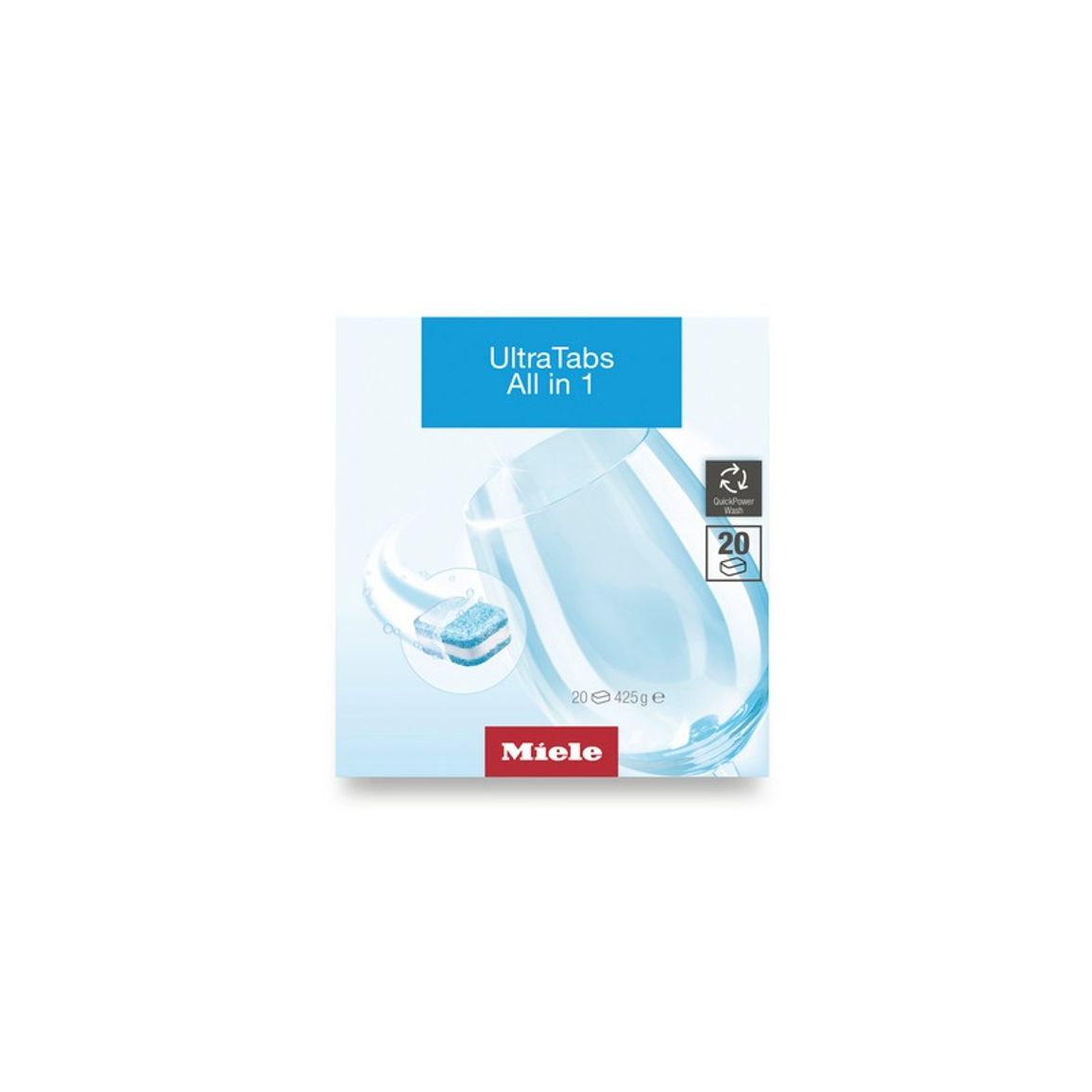 Таблетки для посудомийних машин UltraTabs All in 1 (20 шт.) Miele