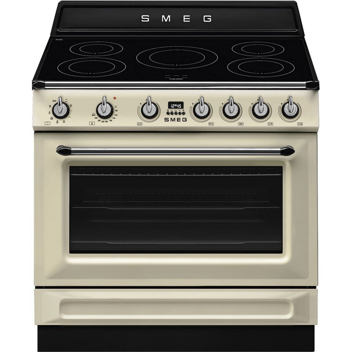 Варильний центр TR90IMP 90 см кремовий Smeg (VICTORIA) Варильний центр TR90IMP 90 см кремовий Smeg (VICTORIA)