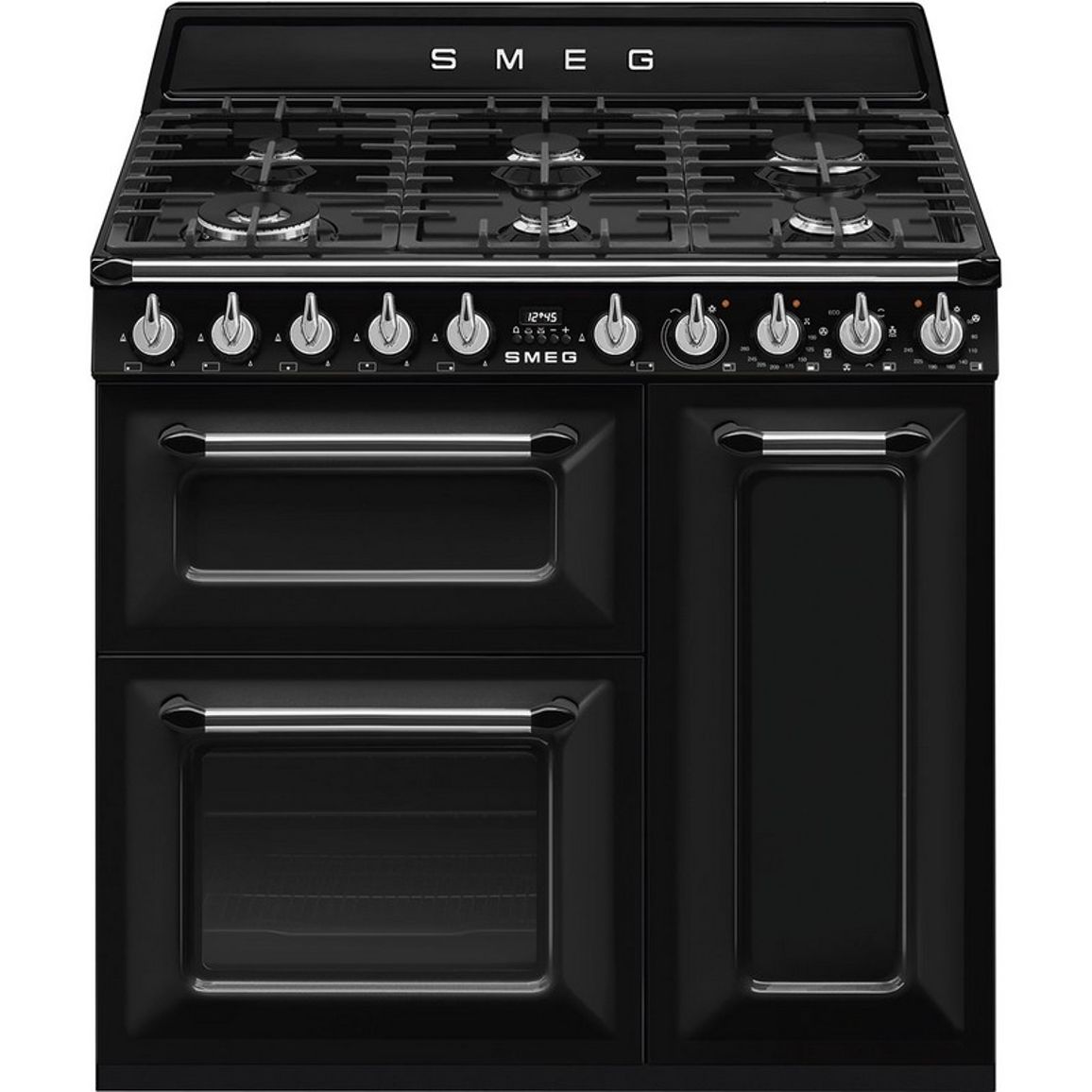 Варильний центр TR93BL 90 см Smeg (VICTORIA)