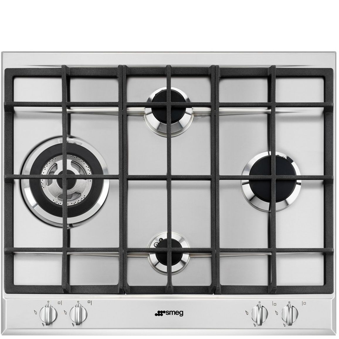 Газова варильна поверхня P261XGH нержавіюча сталь Smeg (SELEZIONE) Газова варильна поверхня P261XGH нержавіюча сталь Smeg (SELEZIONE)