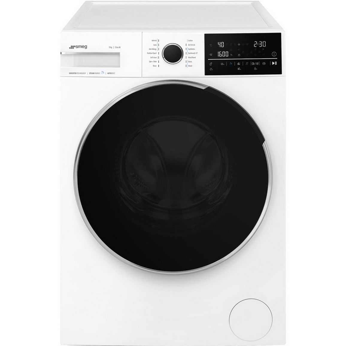 Пральна машина WNP96SLAAIN1 9 кг, 1600 об/хв, Autodose Smeg (UNIVERSAL)