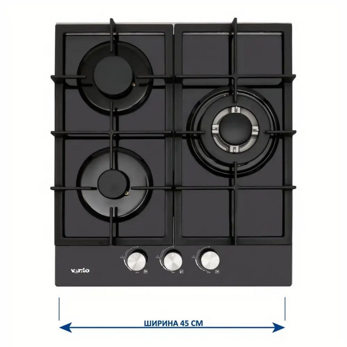 Газова варильна поверхня HG 430 M7G CEST (BK) VENTOLUX