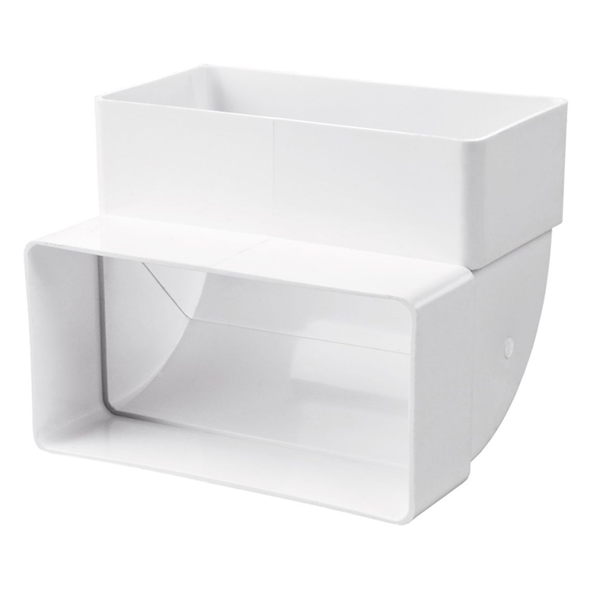 Колено вертикальное 60*204 под 90° VENTS (8282) Колено вертикальное 60*204 под 90° VENTS (8282)