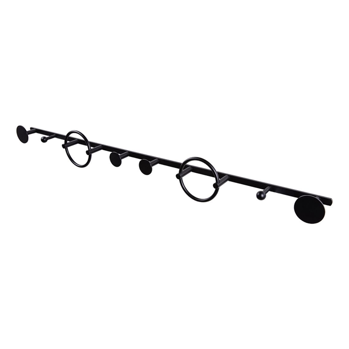 Вешалка с крючками Ferro Fiori BR 0929, черный