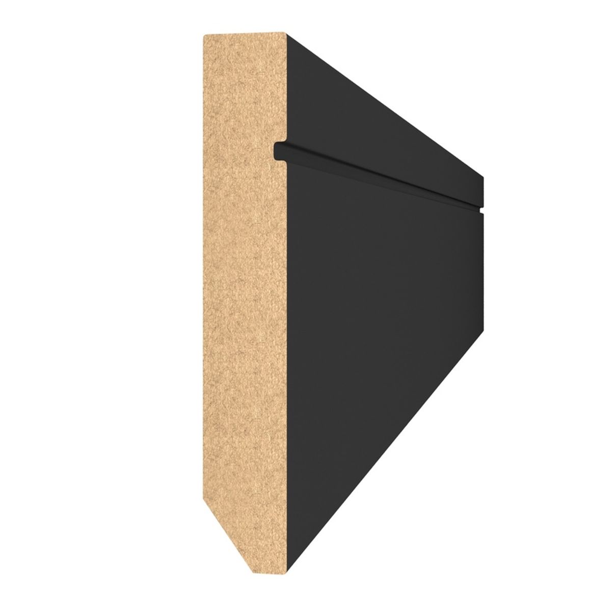 Плинтус MDF AGT SPR-7029 723 Черный шелк Soft Touch 2800х100х16мм Плинтус MDF AGT SPR-7029 723 Черный шелк Soft Touch 2800х100х16мм