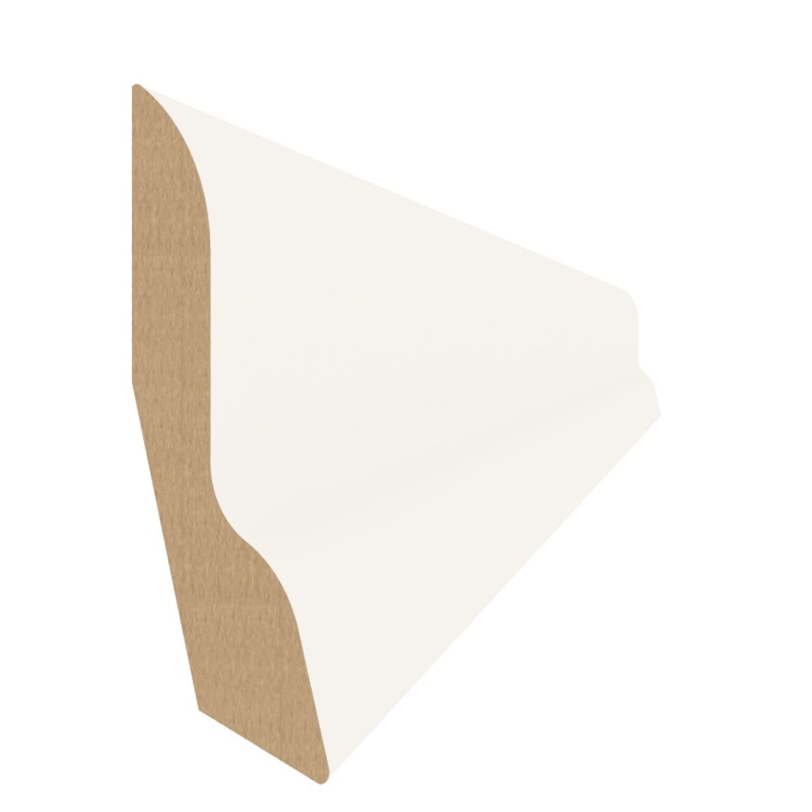 Плинтус MDF AGT SPR-5030 366 Бьянко 2800х60х9 мм (уп.18 шт.)