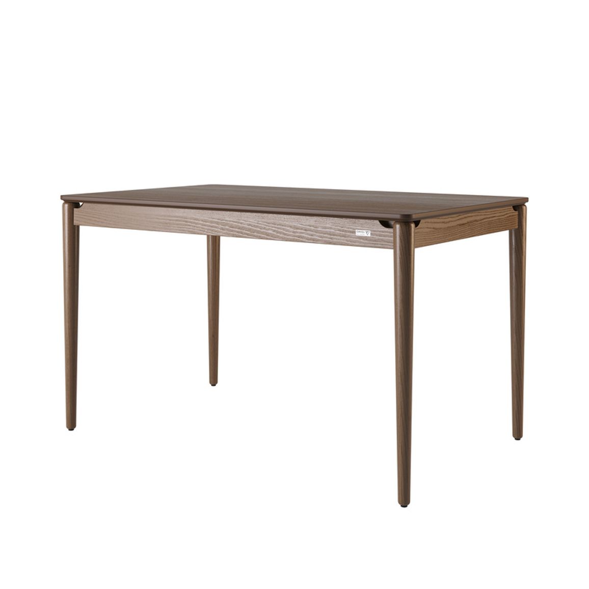 Стол обеденный раскладной Eclipse 130+60 x 80 тёмный орех