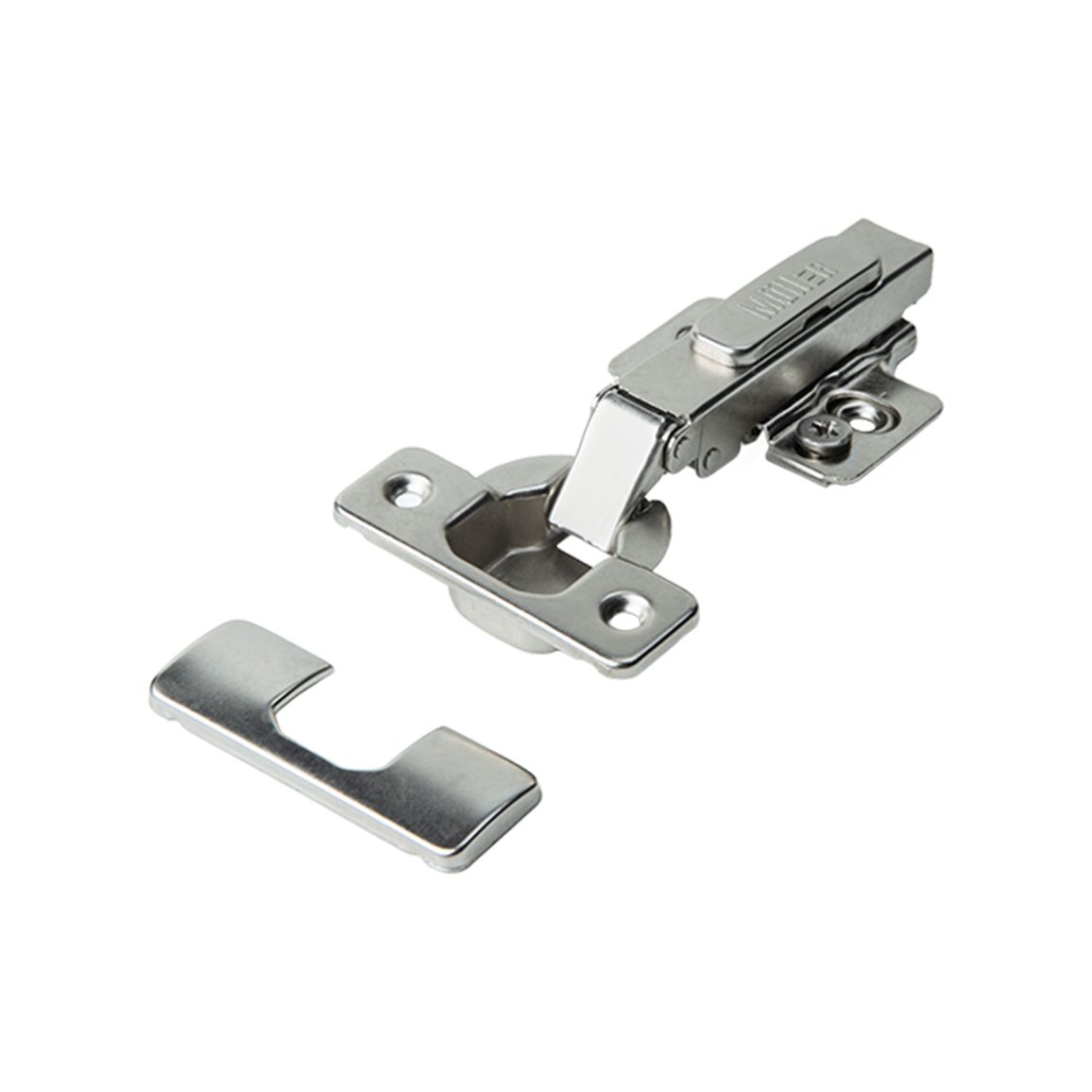 Петля Clip-On, 105°, накладная,без пружины, никель, 3D, Muller Profi Line Петля Clip-On, 105°, накладная,без пружины, никель, 3D, Muller Profi Line