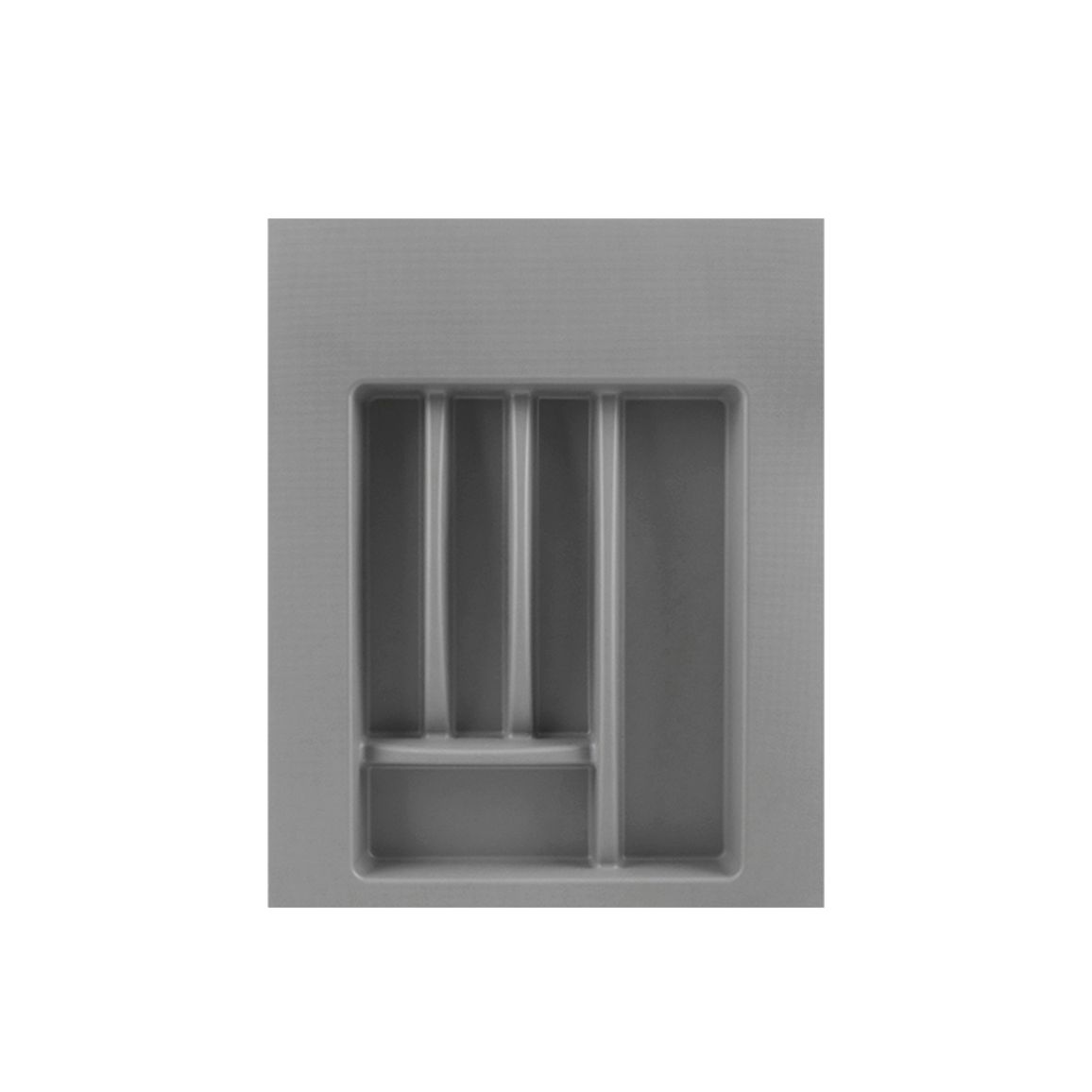 Организация для столовых приборов W=450 L=500 (W=max400/min300)(L=max495/min386), серый матовый