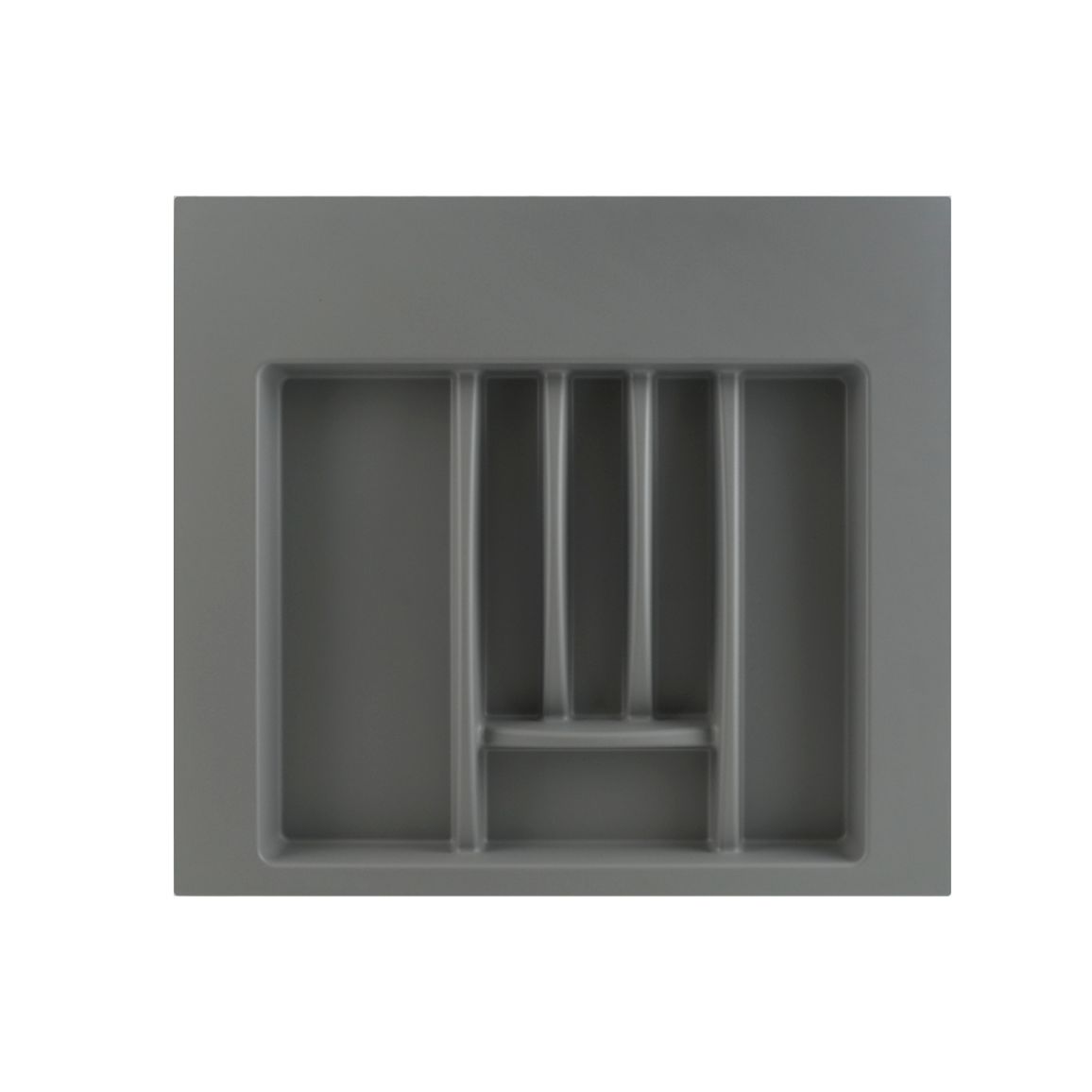 Организация для столовых приборов W=600 L=500 (W=max550/min450)(L=max495/min386), серый матовый Организация для столовых приборов W=600 L=500 (W=max550/min450)(L=max495/min386), серый матовый