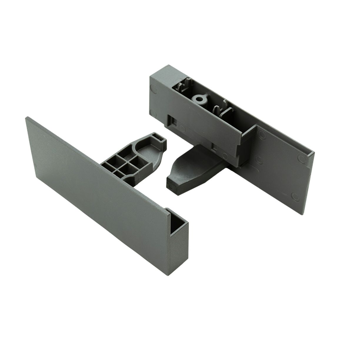 Кріплення лицевої панелі внутрішньої шухляди H=95 Muller Box profi line 3D антрацит Кріплення лицевої панелі внутрішньої шухляди H=95 Muller Box profi line 3D антрацит
