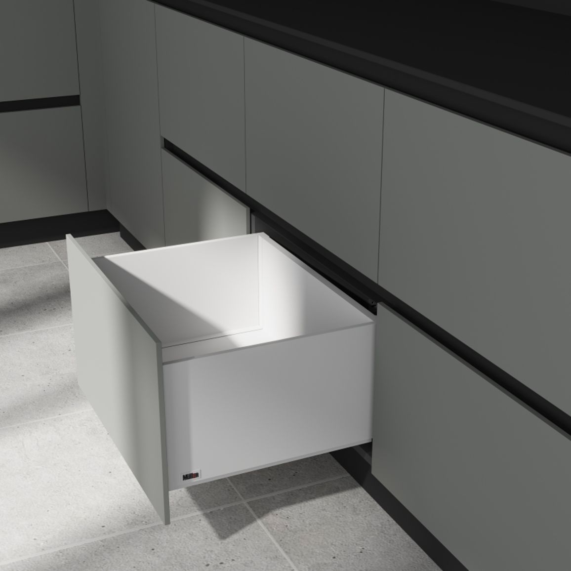 Комплект для ящика Muller Box profi line 3D L=500 Н=238 белый Комплект для ящика Muller Box profi line 3D L=500 Н=238 белый