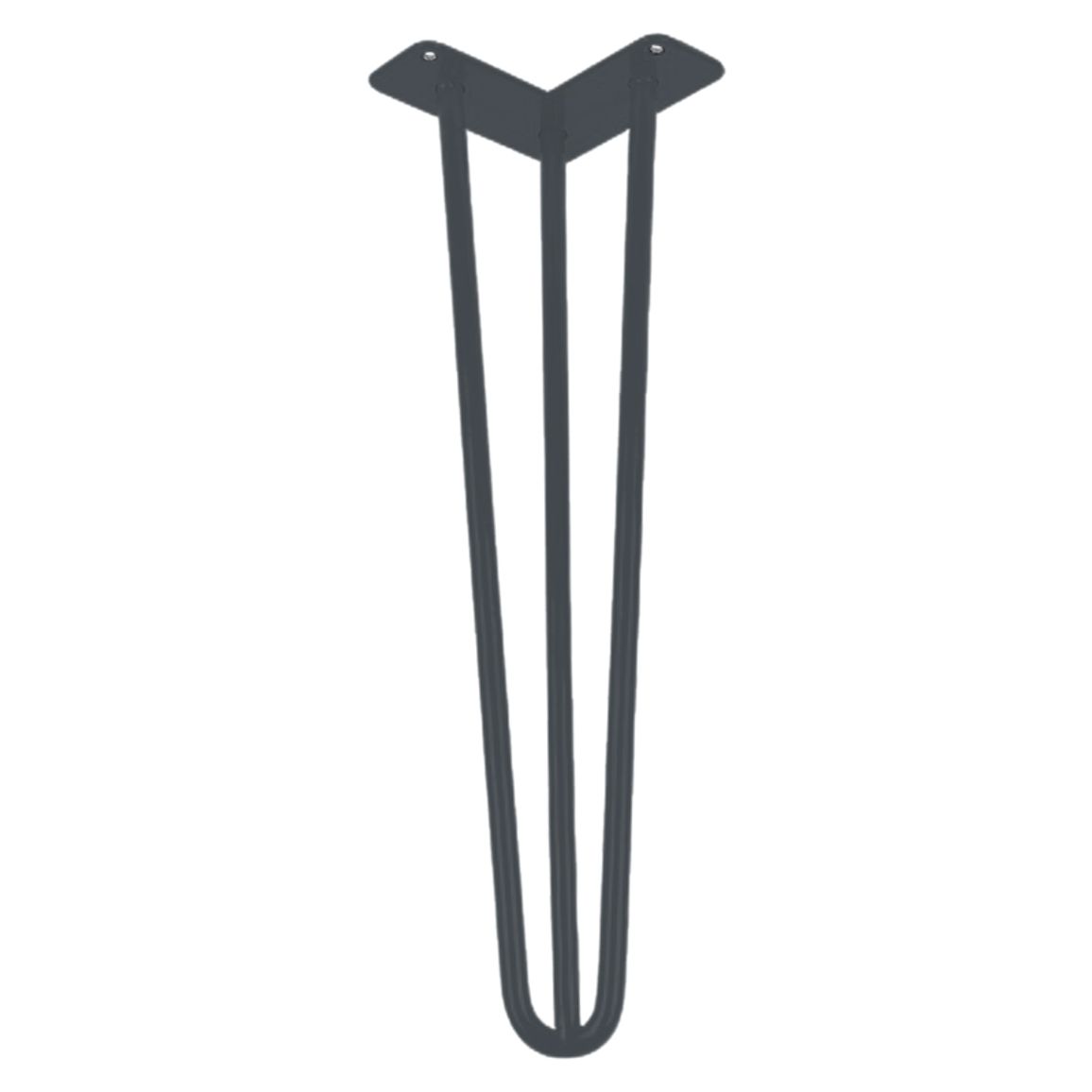 Ножка мебельная HAIRPIN Leg 3ROD h55см RAL 7016 Ножка мебельная HAIRPIN Leg 3ROD h55см RAL 7016
