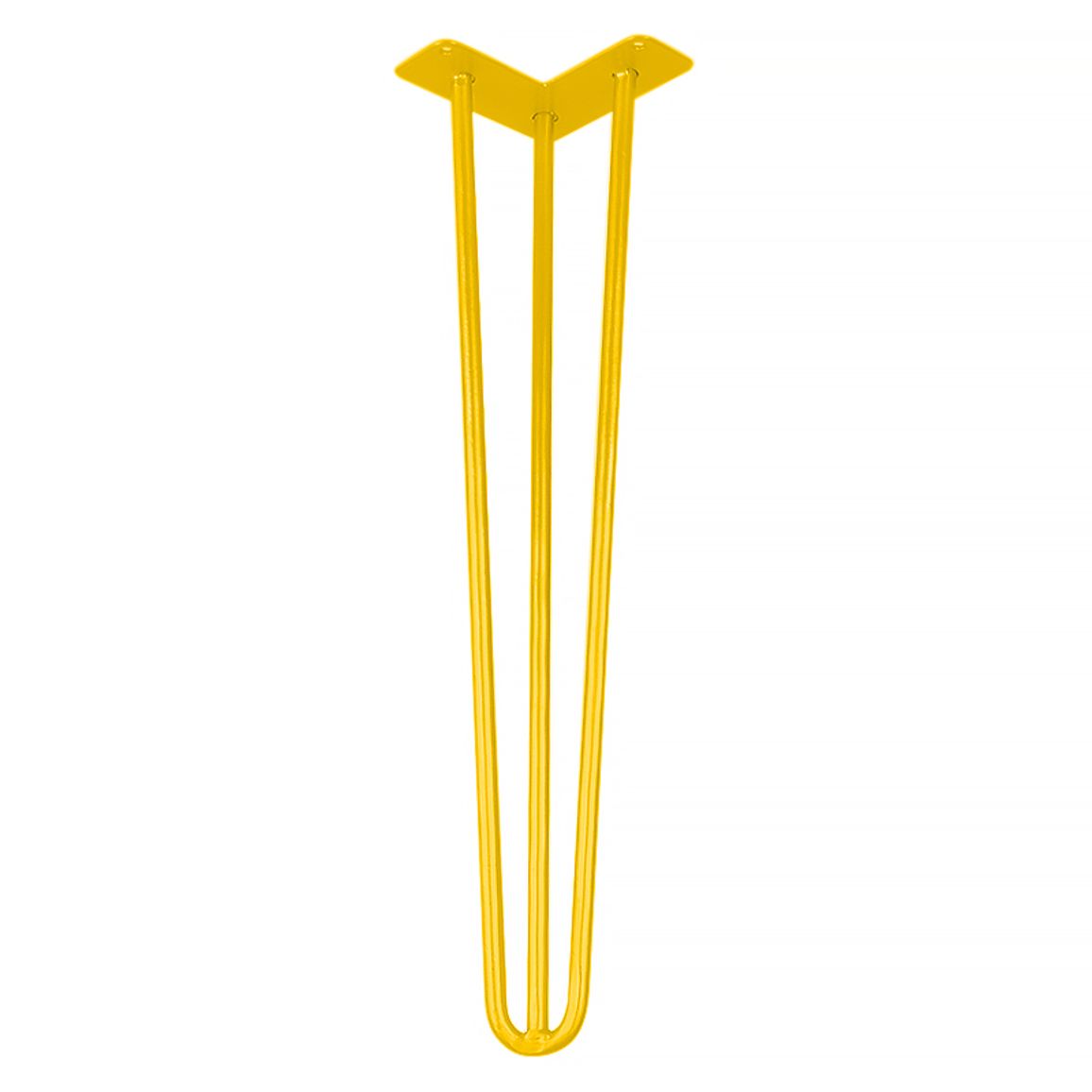 Ножка мебельная HAIRPIN Leg 3ROD Big h55см желтая Ножка мебельная HAIRPIN Leg 3ROD Big h55см желтая