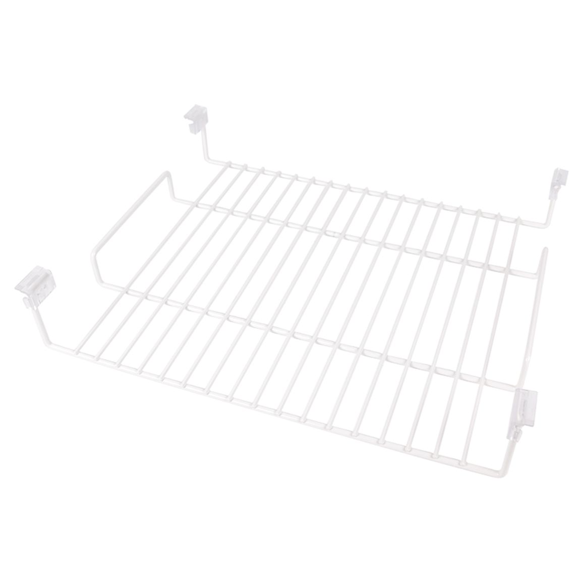 Полка для одежды навесная, прутья, плоская (390мм) белый, Venus VIBO (AVFV40VB)