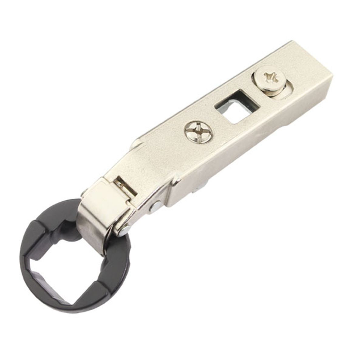 Петля Clip-on, 30°, Intermat 9904, накладная, для стекла, никель (1072870) Hettich