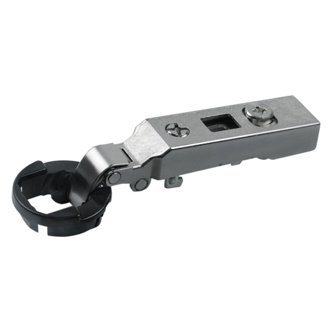 Завіса Clip-on, 95°,Intermat 9904, накладна, для скла, нікель (72960) Hettich Завіса Clip-on, 95°,Intermat 9904, накладна, для скла, нікель (72960) Hettich