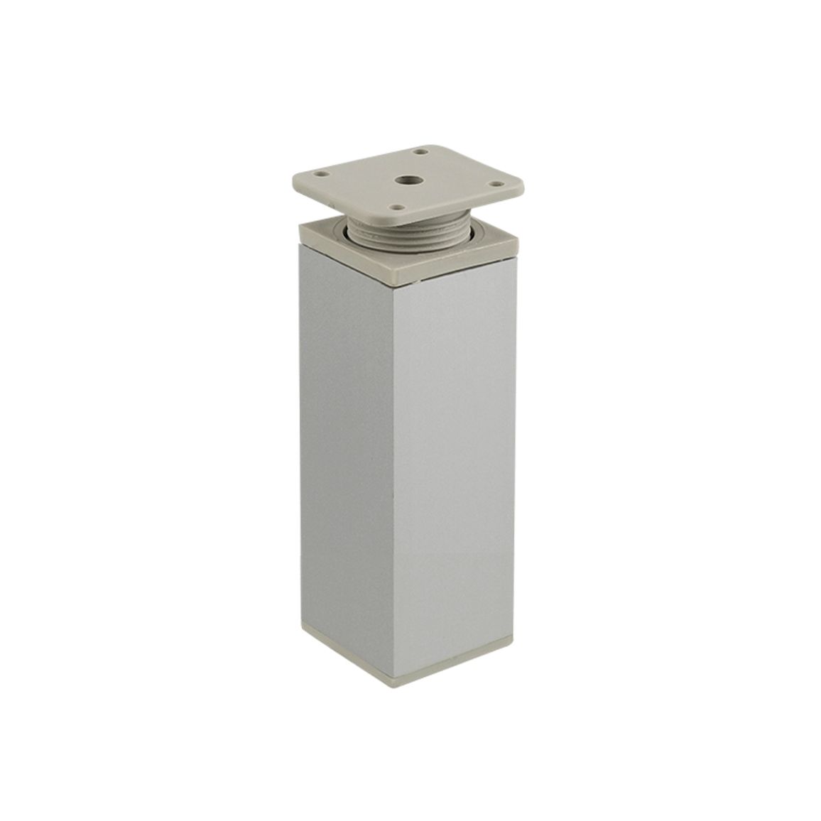Ножка мебельная регулируемая, NА 02C00 h=120-130мм, алюм., max 100кг