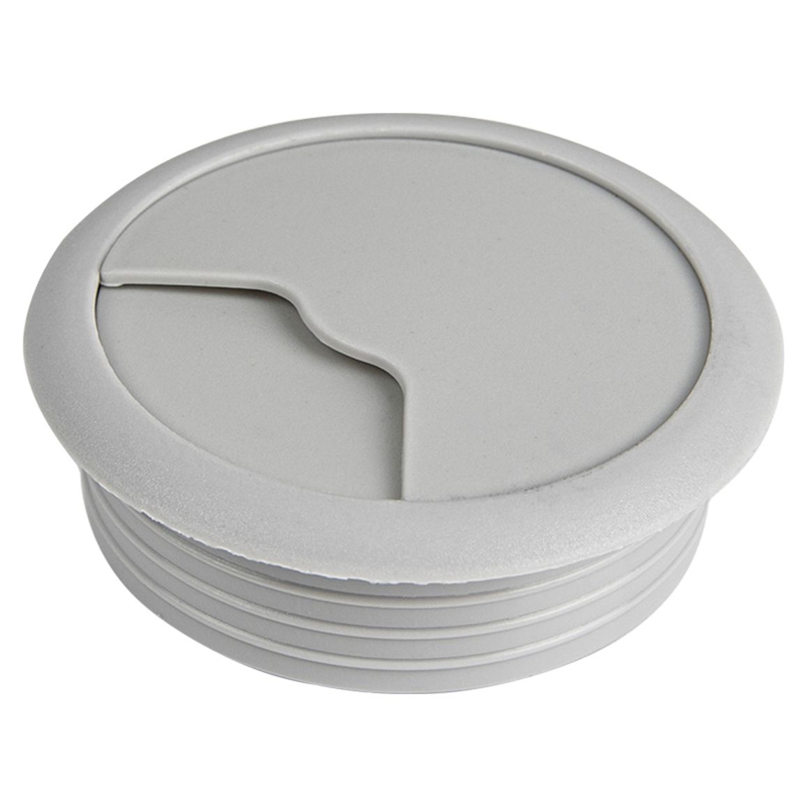 Заглушка для дротів Ø 60 mm, пластик, сіра світла Заглушка для дротів Ø 60 mm, пластик, сіра світла