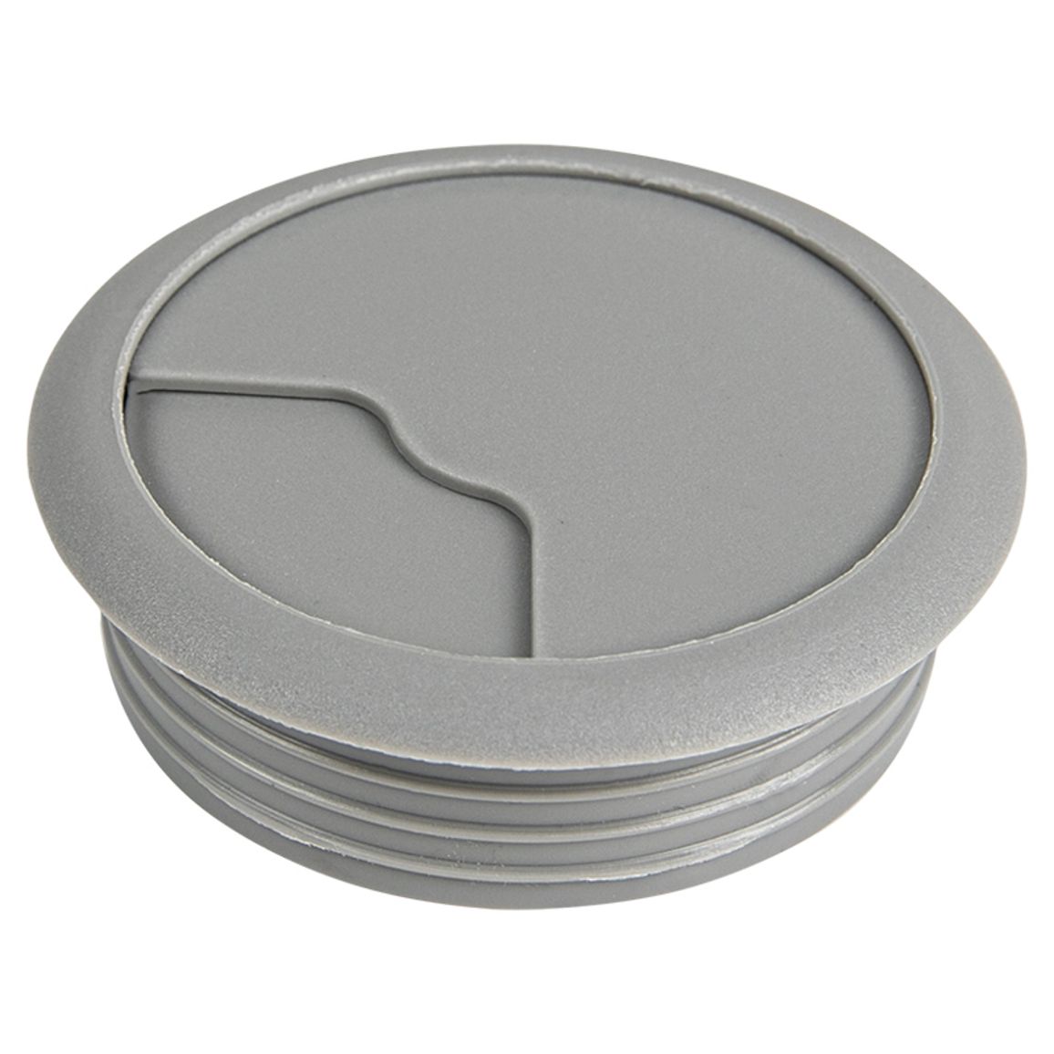 Заглушка для дротів Ø 60 mm, пластик, сіра темна Заглушка для дротів Ø 60 mm, пластик, сіра темна