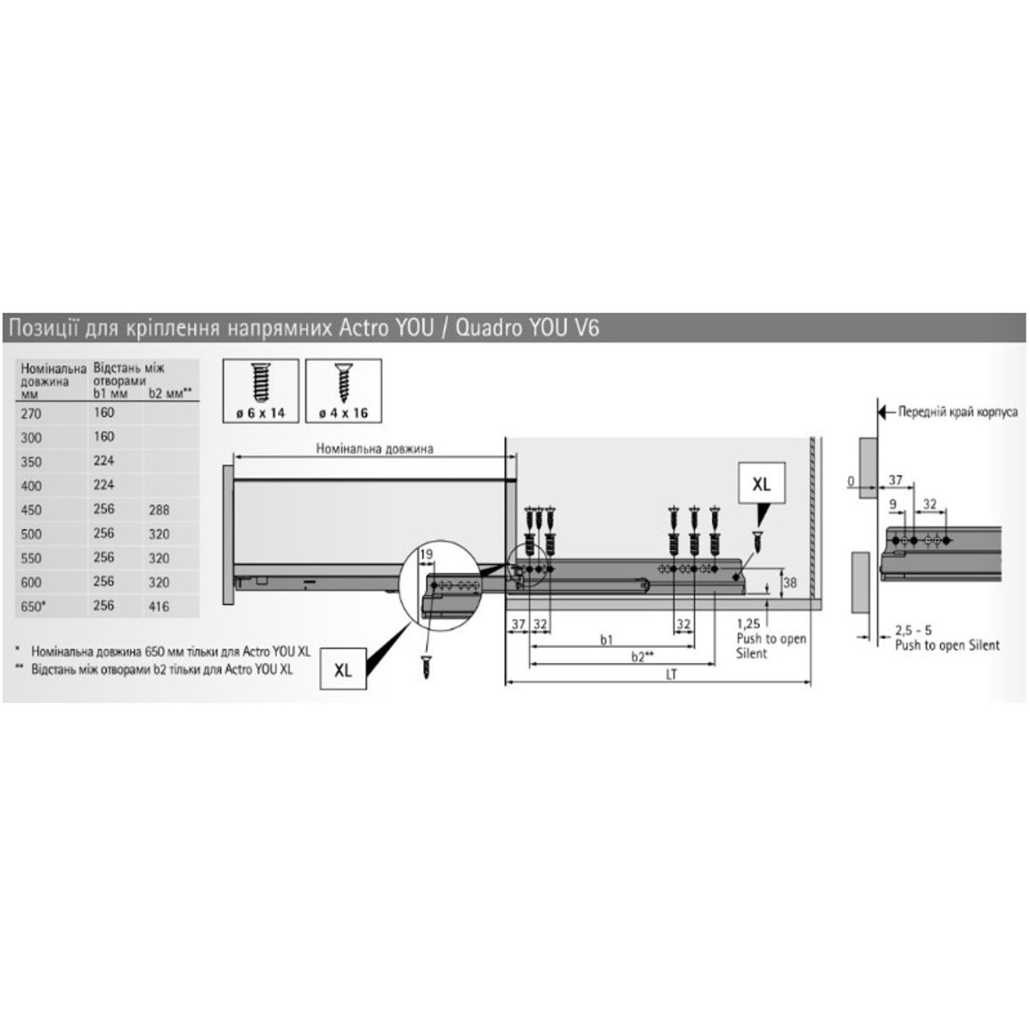 Комплект ящика AvanTech YOU Q L=450 H=139 антрацит Hettich Комплект ящика AvanTech YOU Q L=450 H=139 антрацит Hettich