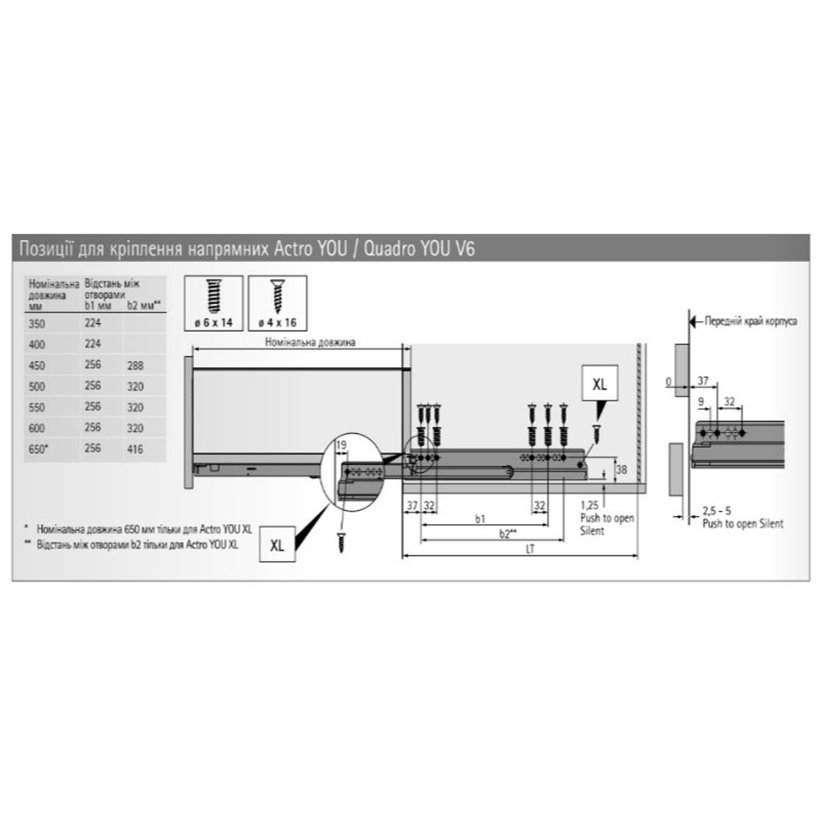Комплект ящика AvanTech YOU А L=450 H=251 белый Hettich Комплект ящика AvanTech YOU А L=450 H=251 белый Hettich