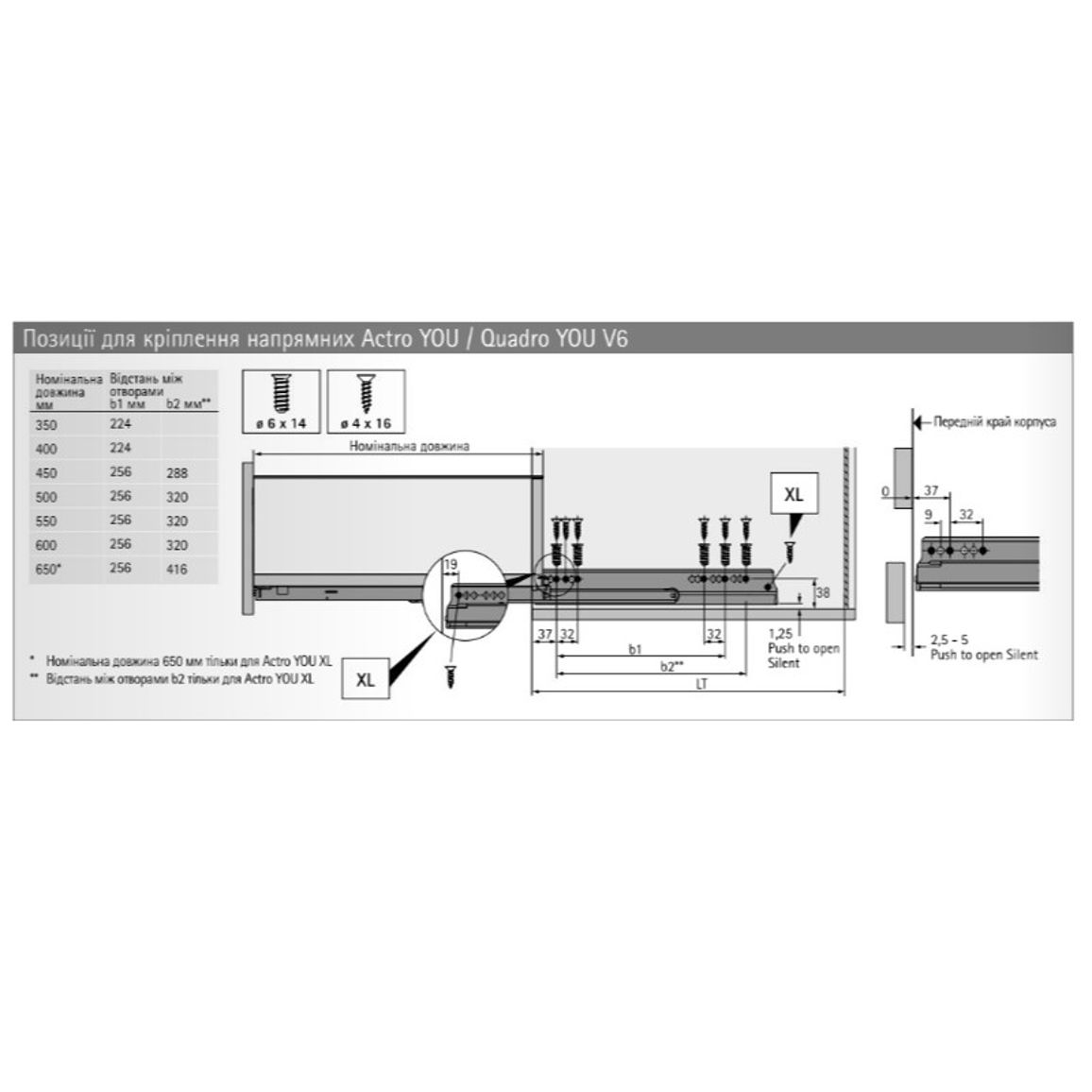 Комплект ящика AvanTech YOU А L=450 H=251 серебро Hettich Комплект ящика AvanTech YOU А L=450 H=251 серебро Hettich