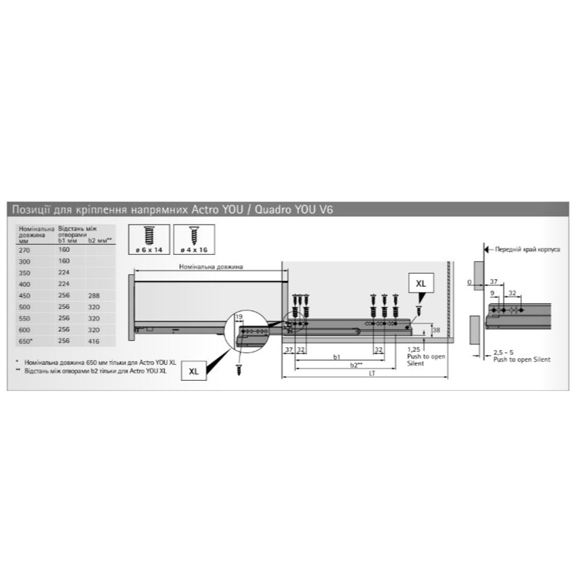 Комплект ящика AvanTech YOU А L=500 H=101 серебро Hettich Комплект ящика AvanTech YOU А L=500 H=101 серебро Hettich