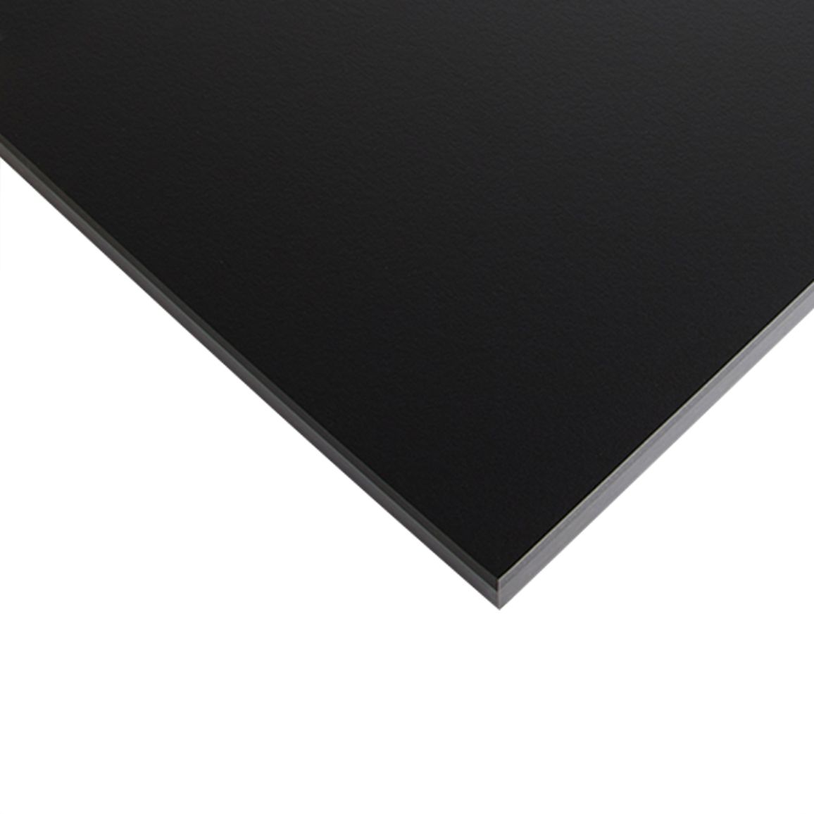 Компакт-плита FUNDERMAX HPL (Fine Hammer) 0080 FH Black Черный / черное ядро ​​2040x640x12