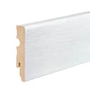 Плінтус Cezar МДФ 349 Powdear Snow 80x13x2200 мм Плінтус Cezar МДФ 349 Powdear Snow 80x13x2200 мм