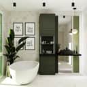Комплект жалюзі REHAU RAUVOLET Noble matt Olive Detour 3141L 600x1000 мм