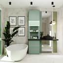 Комплект жалюзі REHAU RAUVOLET Noble matt Mint Cloud 2739L 900x1500 мм