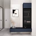 Комплект жалюзі REHAU RAUVOLET Vetro-Line Smoky 73480 (Чорний онікс 1995L) 900x1500 мм