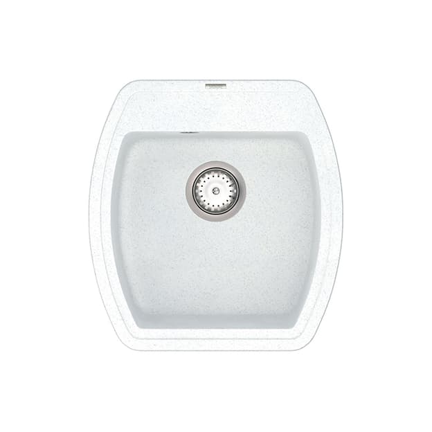 Мийка гранітна Model N 050.48 білий Cascata