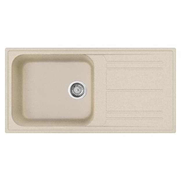 Мийка граніт Rigae бежевий LZ150AV2 Smeg