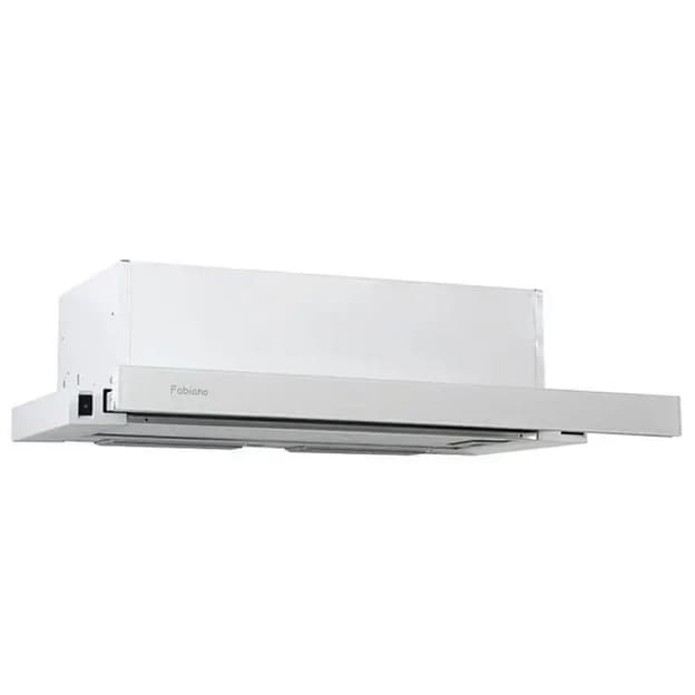 Вытяжка телескопическая белая Slim 60см Lux Glass Fabiano