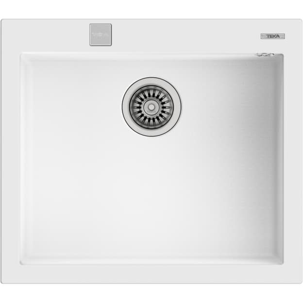 Мойка FORSQUARE 50.40 TG Tegranit ультра белый Teka (115230009)