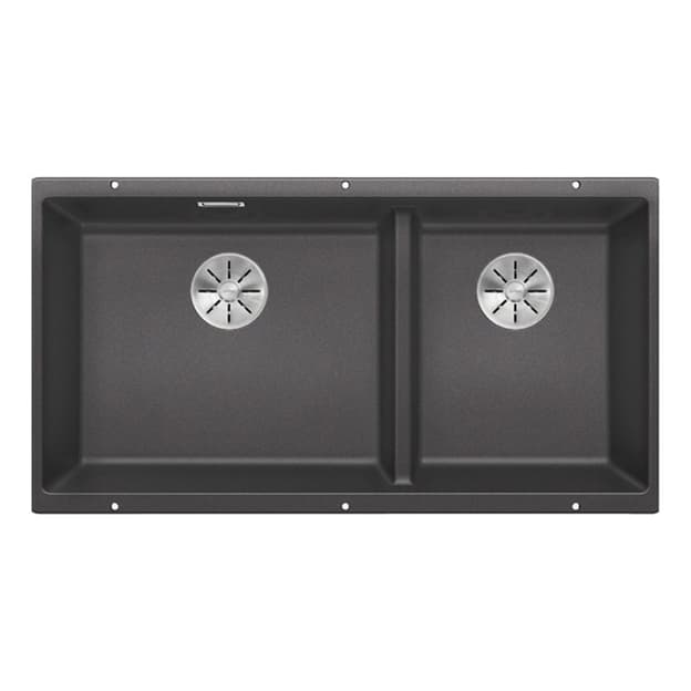 Мойка SUBLINE 480/320-U SILGRANIT (мпс.) антрацит BLANCO (523584)