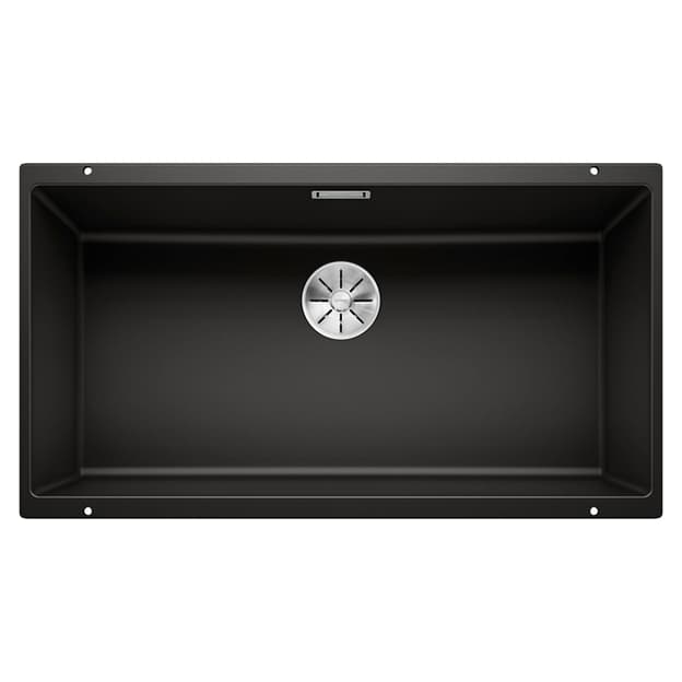 Мийка SUBLINE 800-U SILGRANIT (мпс.) чорний BLANCO (526005)