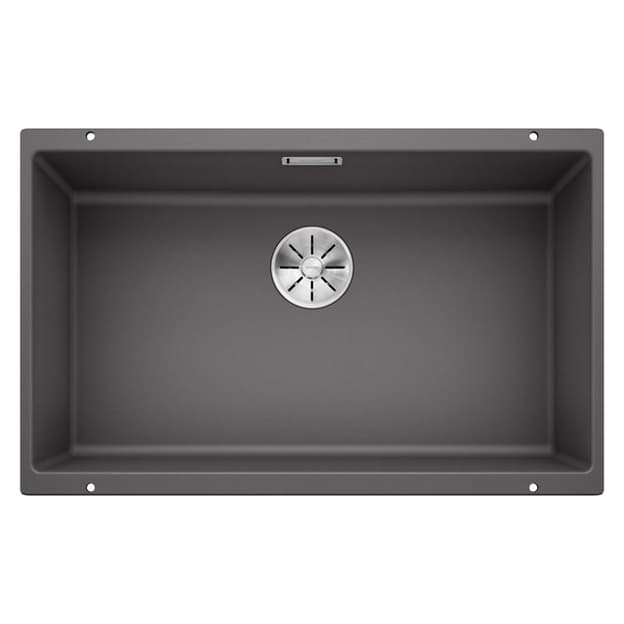 Мойка SUBLINE 700-U SILGRANIT (мпс.) темная скала BLANCO (523443)