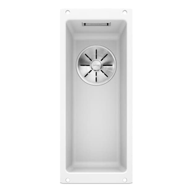 Мойка SUBLINE 160-U SILGRANIT (мпс.) белый BLANCO (523400)