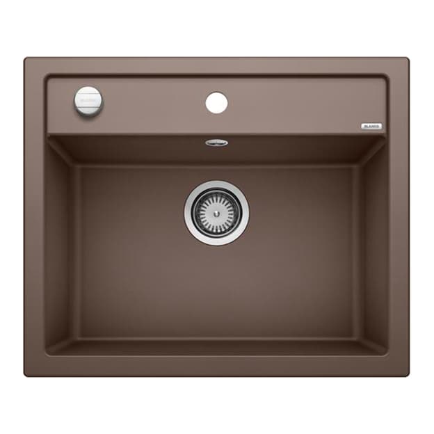 Мойка DALAGO 6 SILGRANIT (мпс./врезная) кофе BLANCO (515066)