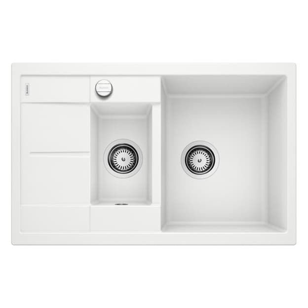 Мойка METRA 6 S Compact SILGRANIT (мпс./врезная) белый BLANCO (513468)