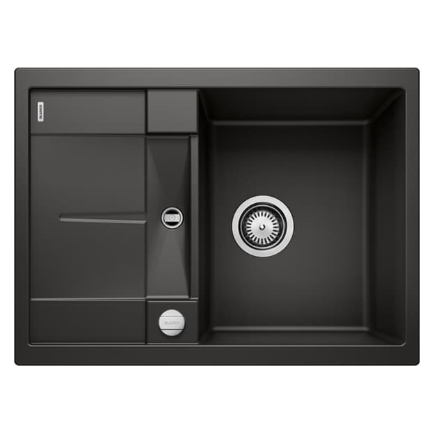 Мойка METRA 45 S Compact SILGRANIT (мпс./врезная) черный, BLANCO (525913)