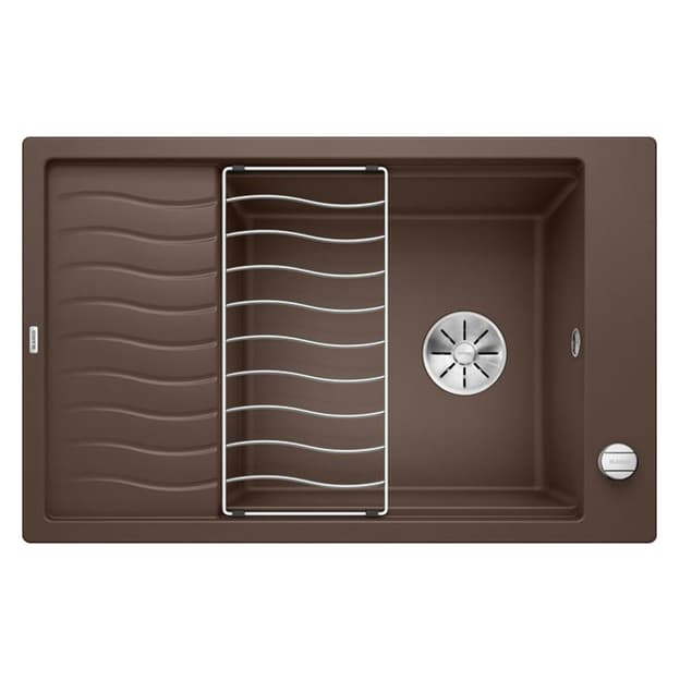 Мойка ELON XL 6 S SILGRANIT (мпс./врезная) кофе BLANCO (524843)