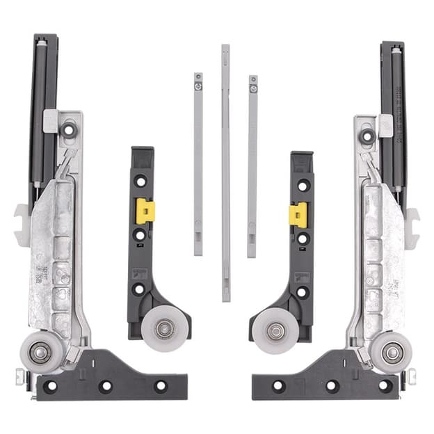 Комплект фурнитуры для Slide Line M на 1 дверь от 450 мм с демпфером 10 кг (9201921) Hettich