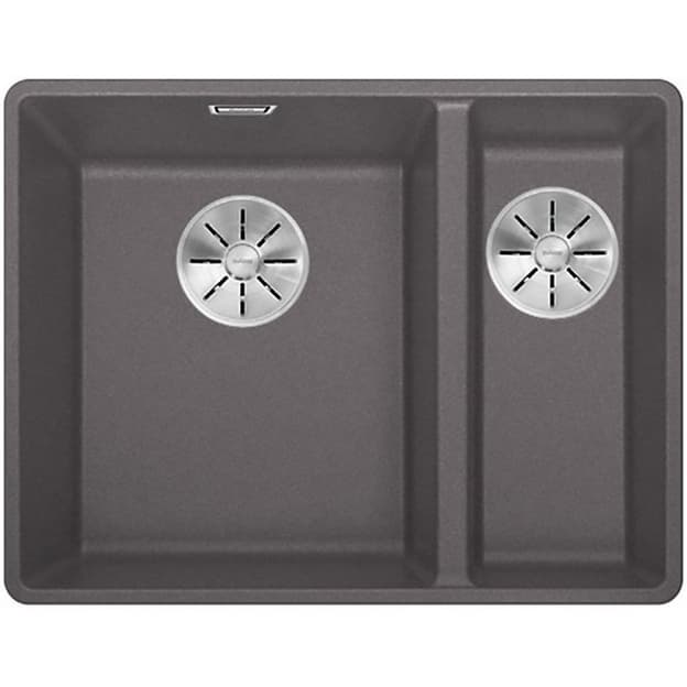 Мийка SUBLINE 340/160-F SILGRANIT (в рівень) темна скеля BLANCO (523569)